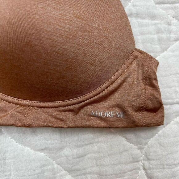 Adore Me Women's Beige Contour Plunge T-Shirt Bra 36A - Picture 3 of 7
